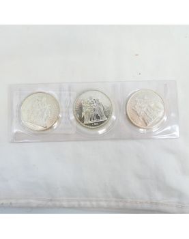 3 10 Franc Silver Coins