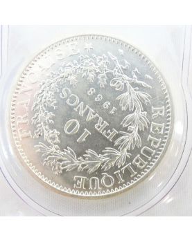 3 Pièces de 10 Francs en Argent