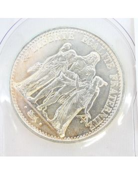 2 5 Franc Coins and 1 10 Franc Silver Coin