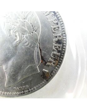 3 Pièces de 5 Francs en Argent XIXe Siècle