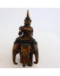 Bronze Elephant and Asian Goddess Subject