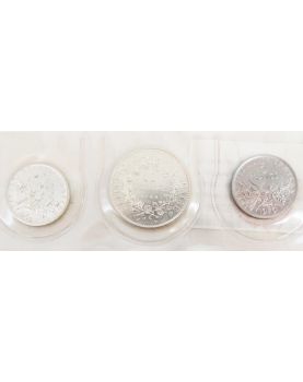 3 Pièces Françaises en Argent