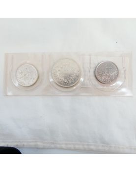 3 Pièces Françaises en Argent