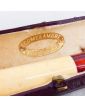 Ancien Fume Cigarette Bague en Or