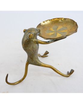 Cendrier Décor Singe