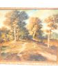 Grande Huile sur Toile Homme Assis sur Pelouse Signée Michal JANCZUK
