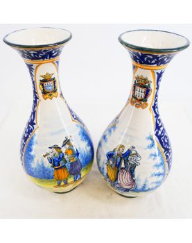 Paire de Vases QUIMPER