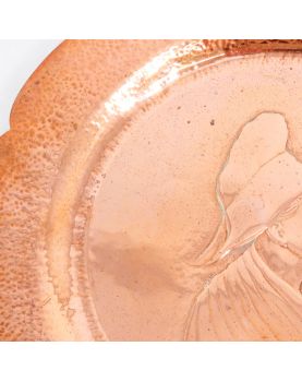 Plat en Cuivre Repoussé HAMEL