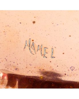 Plat en Cuivre Repoussé HAMEL