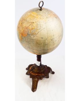 Ancienne Mappemonde XIXe Siècle