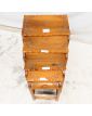 Set of 4 Carved Asian Nesting Tables