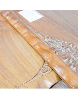 Set of 4 Carved Asian Nesting Tables