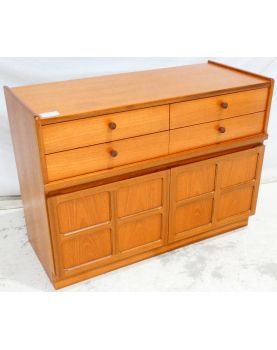 PARKER KNOLL Meuble 2 Portes 4 Tiroirs