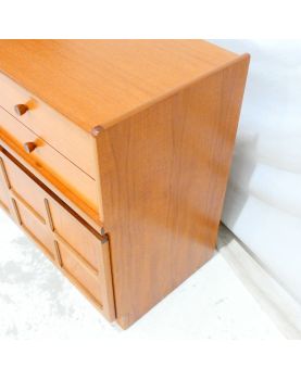 PARKER KNOLL Meuble 2 Portes 4 Tiroirs