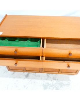 PARKER KNOLL Meuble 2 Portes 4 Tiroirs