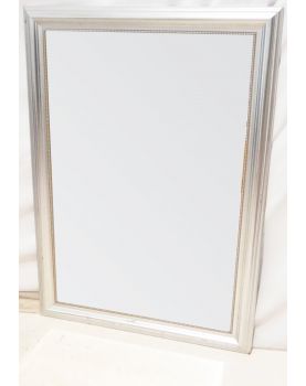 Grand Miroir Cadre Argenté et Biseauté