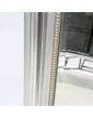 Large Silver Framed and Beveled Mirror