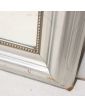 Large Silver Framed and Beveled Mirror