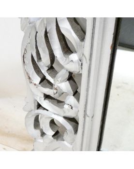 Miroir Cadre Argenté et Ajouré