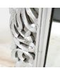 Silver and Openwork Frame Mirror
