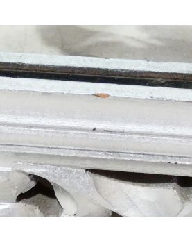 Miroir Cadre Argenté et Ajouré
