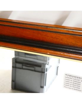 Miroir Cadre Bois Biseauté