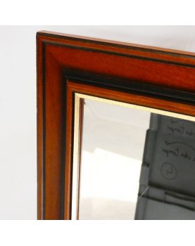 Miroir Cadre Bois Biseauté