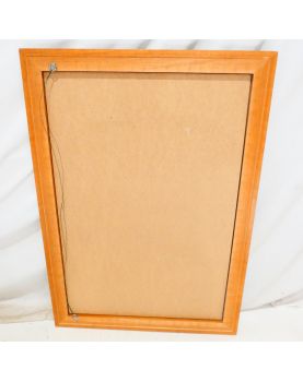 Miroir Cadre Bois Biseauté