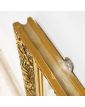 Rectangular Mirror with Molded and Beveled Gold Frame