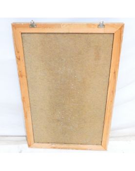 Miroir Rectangulaire Cadre Doré Mouluré et Biseauté