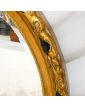 Miroir Ovale Cadre Doré et Biseauté