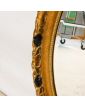 Miroir Ovale Cadre Doré et Biseauté