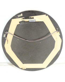 Miroir Ovale Cadre Doré et Biseauté