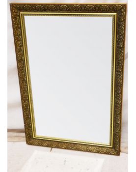 Miroir Cadre Doré et Biseauté
