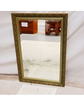 Miroir Cadre Doré et Biseauté