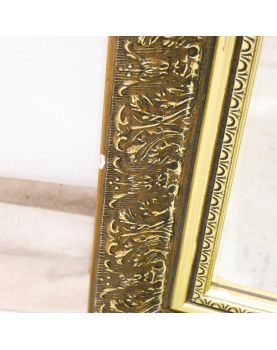 Miroir Cadre Doré et Biseauté