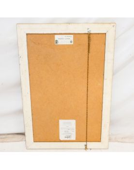 Gold and Beveled Frame Mirror