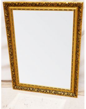 Miroir Cadre Doré Mouluré et Biseauté