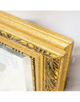 Miroir Cadre Doré Mouluré et Biseauté