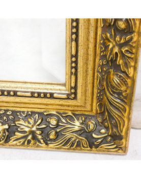 Miroir Cadre Doré Mouluré et Biseauté