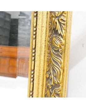 Miroir Cadre Doré Mouluré et Biseauté