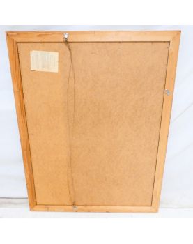 Grand Miroir Cadre Mouluré Biseauté et Carré
