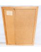 Large Mirror with Beveled and Square Molded Frame