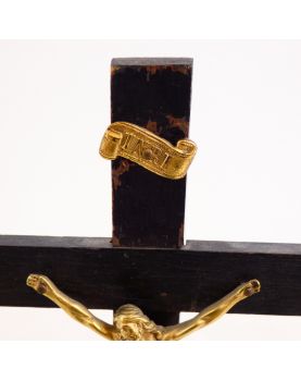 Blackened Wooden Crucifix