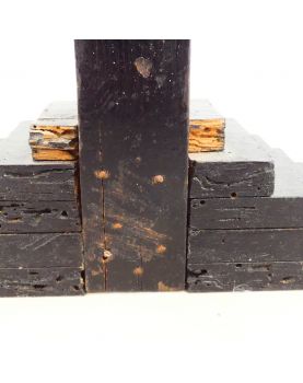 Blackened Wooden Crucifix
