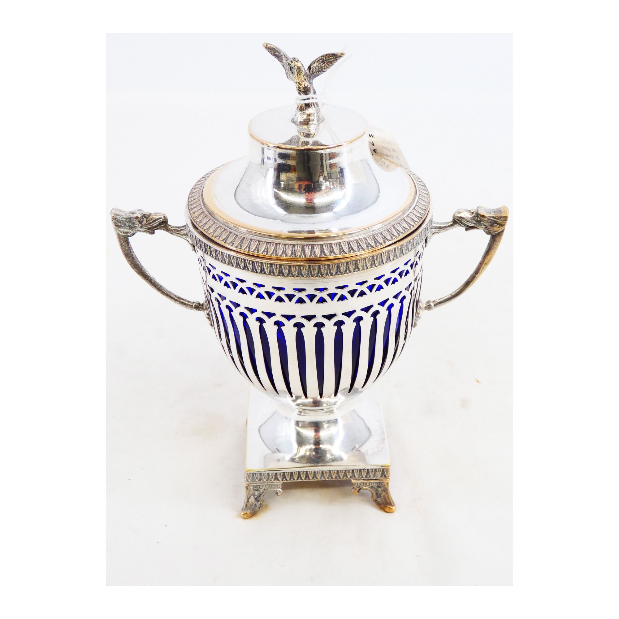 19th Century Silver Plated Mustard Pot 19th Century Silver Plated Mustard Pot