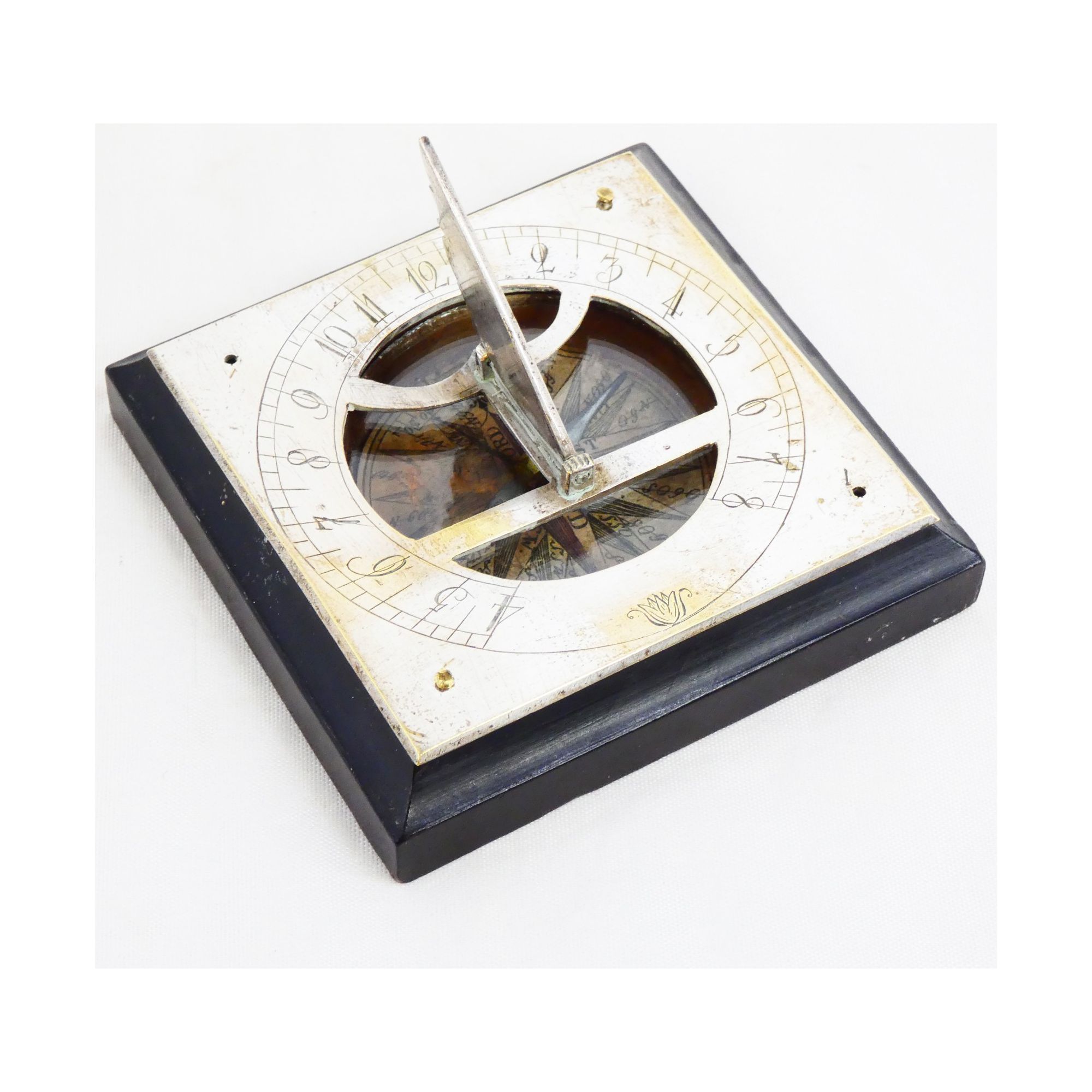 Small Sundial with Compass Small Sundial with Compass