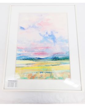 Gouache Romanian Landscape Bucharest