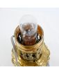 Blue Opaline Kerosene Lamp Body