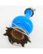 Corps de Lampe à Pétrole Opaline Bleue
